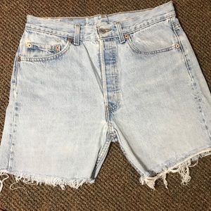 Levis Denim Cut Off Shorts